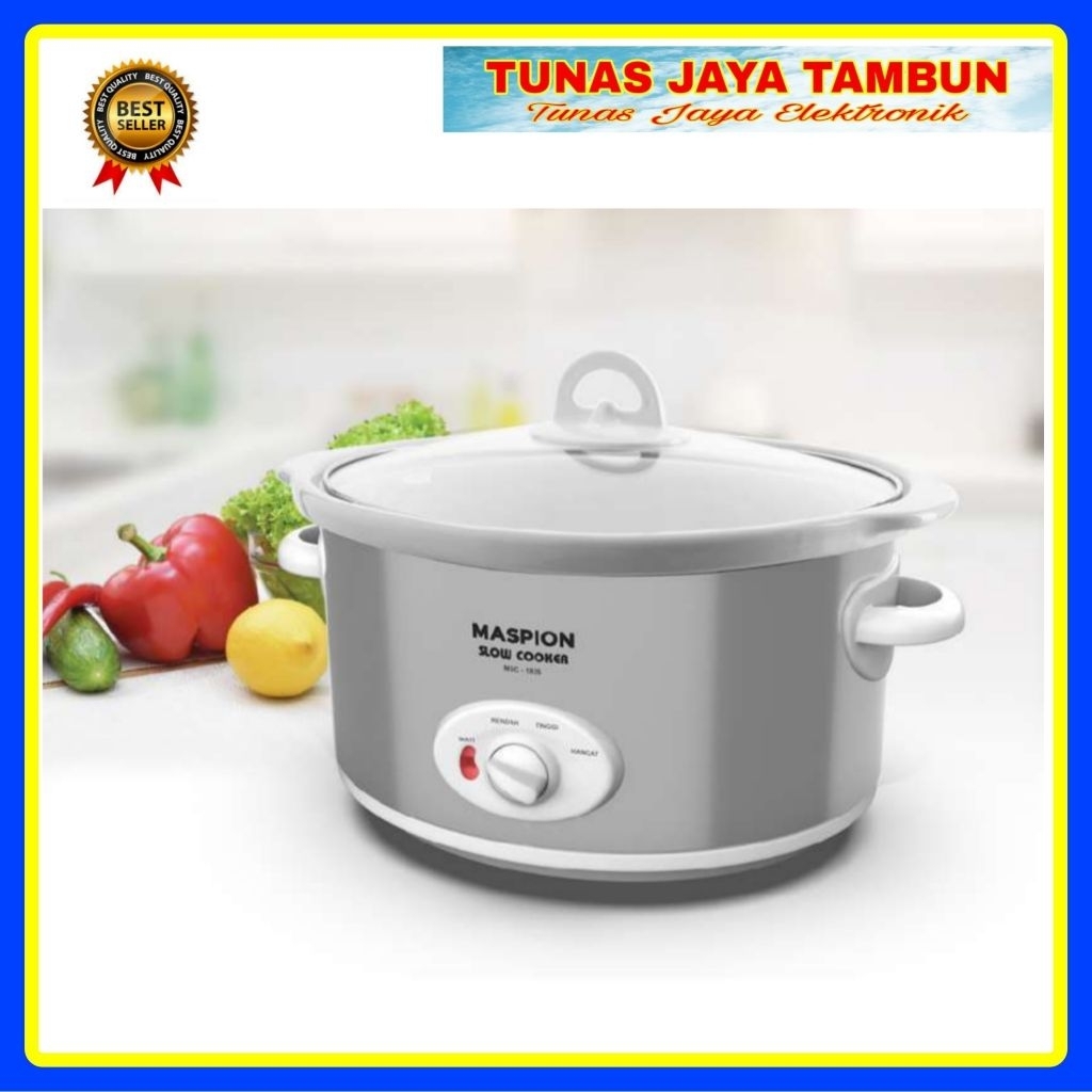 SLOW COOKER MASPION MSC 1835 / MASPION MAGIC SLOW COOKER 3.5 LITER MSC-1835 / MASPION MSC 1835