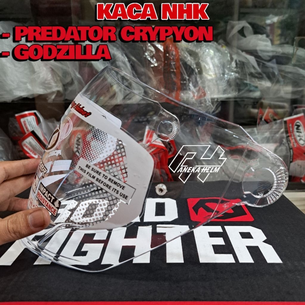 original kaca helm nhk predator crypton nhk godzilla