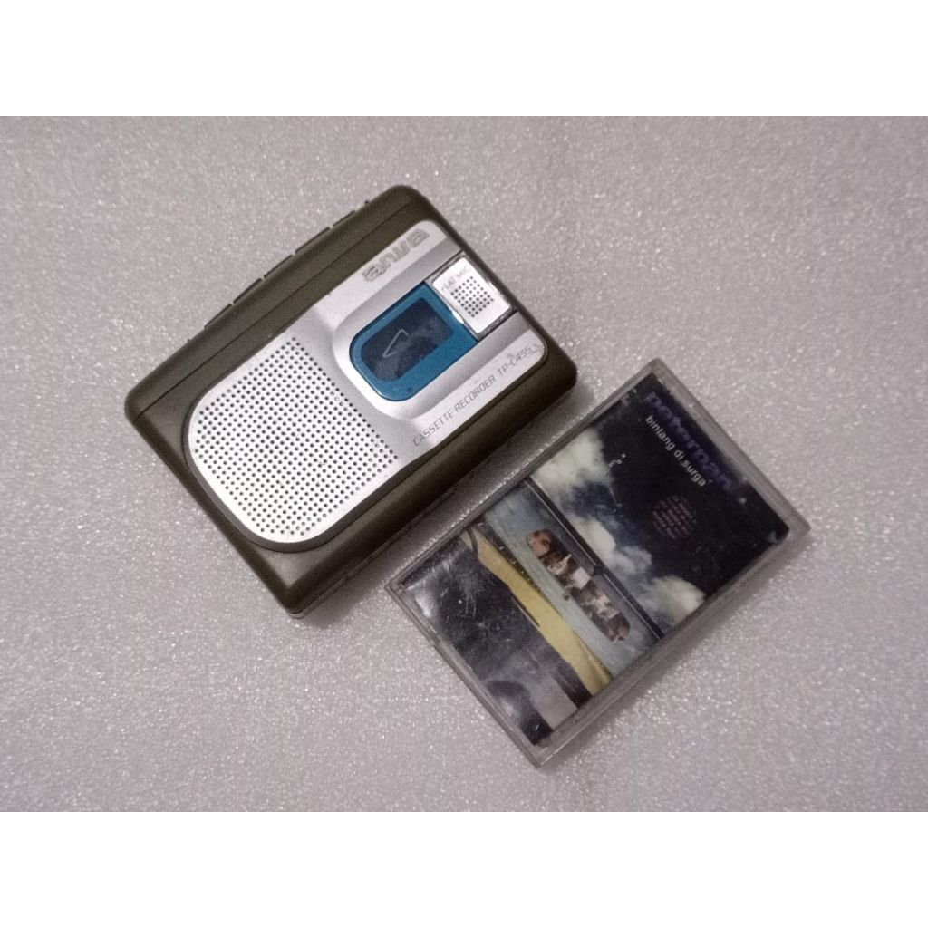 Walkman Aiwa TP C455 Cassette Player Original Vintage Bekas Normal
