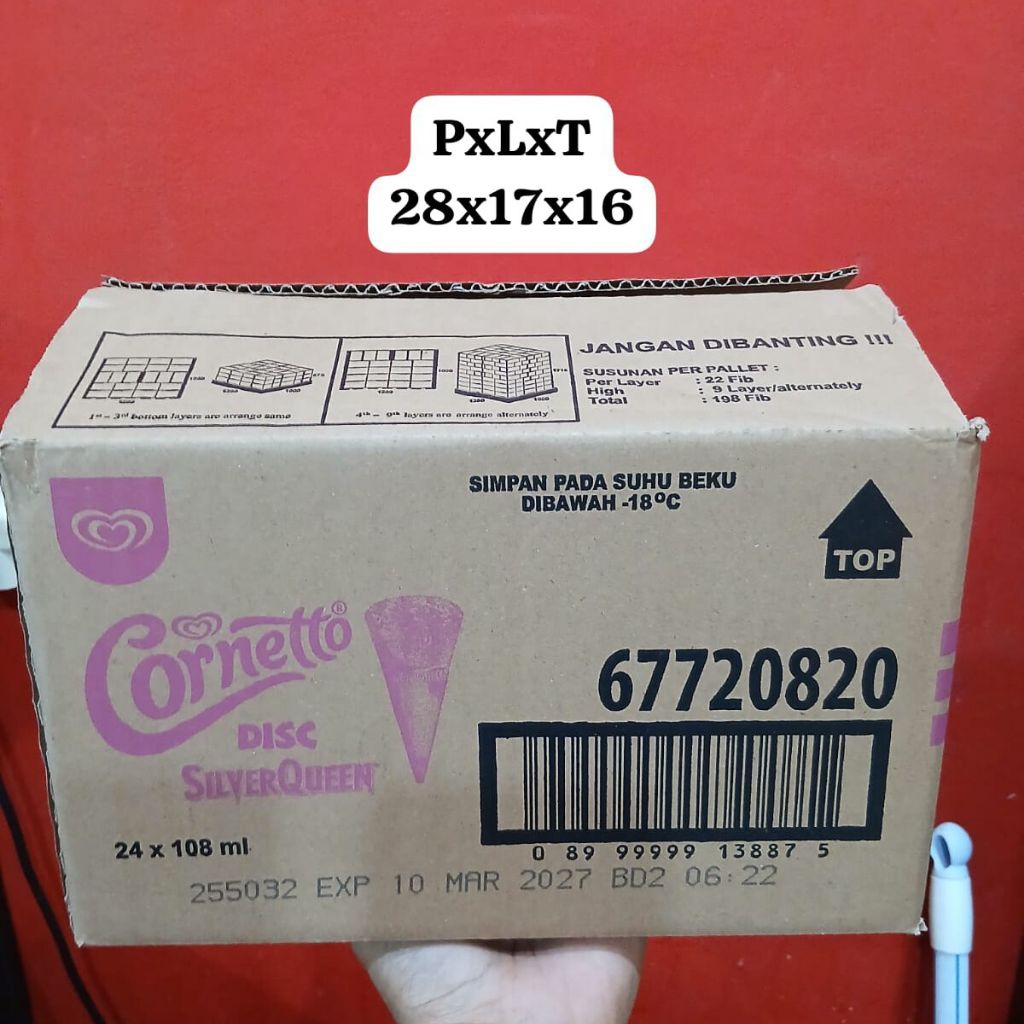 Kardus Bekas Tebal Packing Olshop | 28×17×16 cm