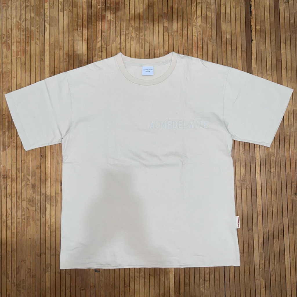 ACME DE LAVIE ADLV CREAM OVERSIZED TSHIRT dolce & gabbana philipp plein