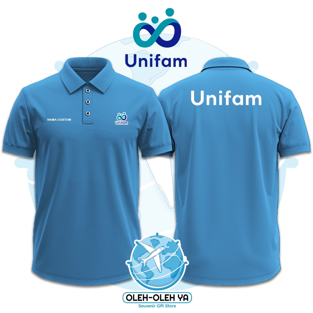 Oleh Oleh Ya Kaos Kerah Wangki Polo Shirt Kaos Kerja Wangki - Unifam United Family Food Indonesia - 