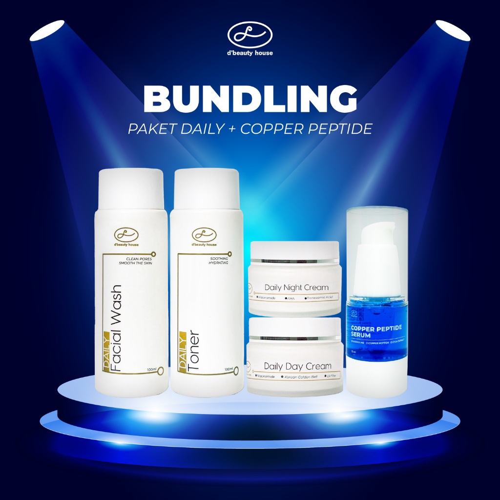 D'Beauty House Copper Peptide Serum + Paket Cream