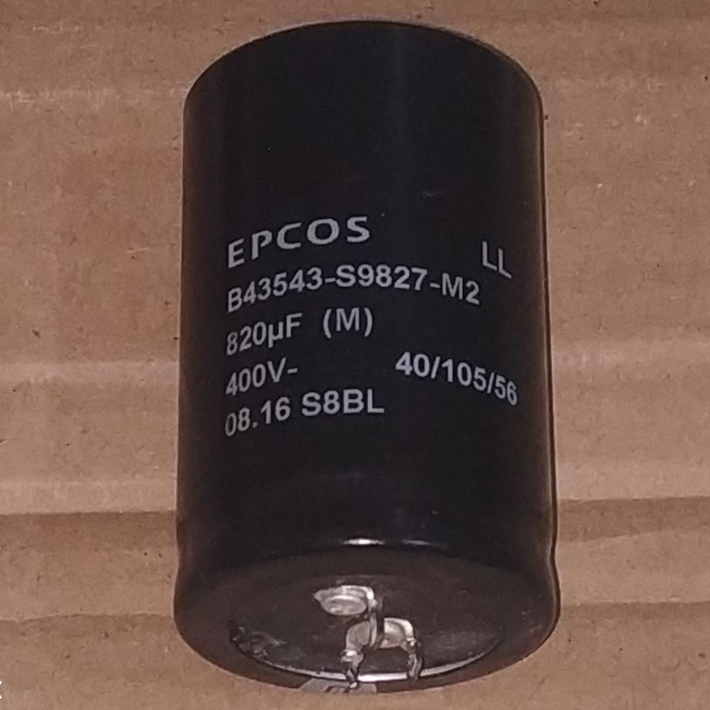 C Elko Elco 820uF 400V 820 uF 400 V EPCOS