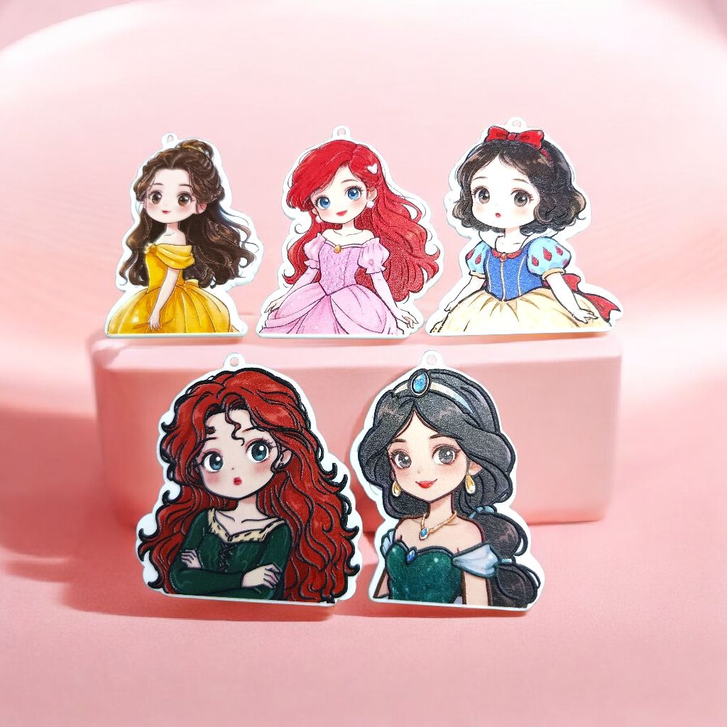 Akrilik Charm Karakter Disney Princess