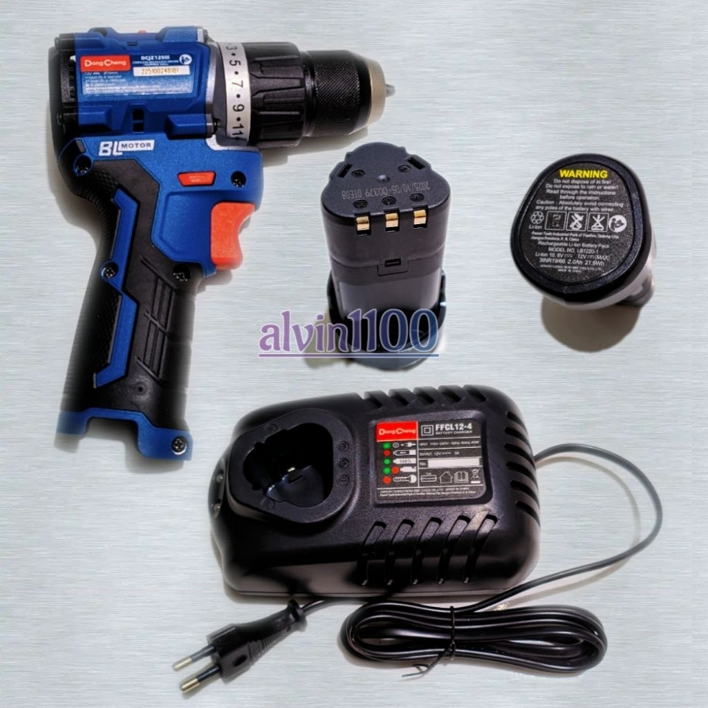 Bor Dongcheng 12V 10MM DCJZ1250i Baru