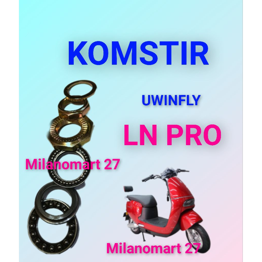 komstir motor listrik uwinfly LN PRO kones headset komfork sepeda listrik uwinfly ln pro