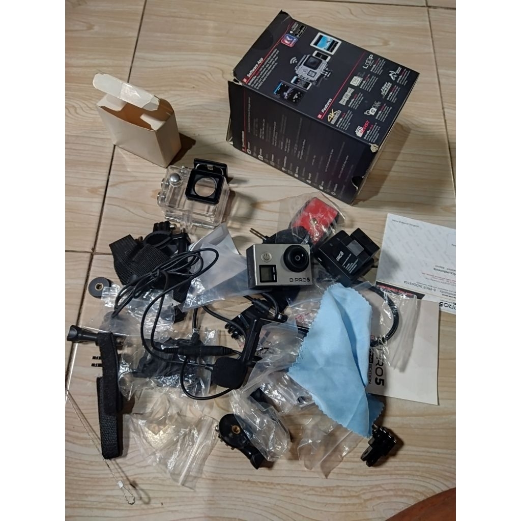 Action Cam Bpro 5 mark 2s second murah normal (restok)