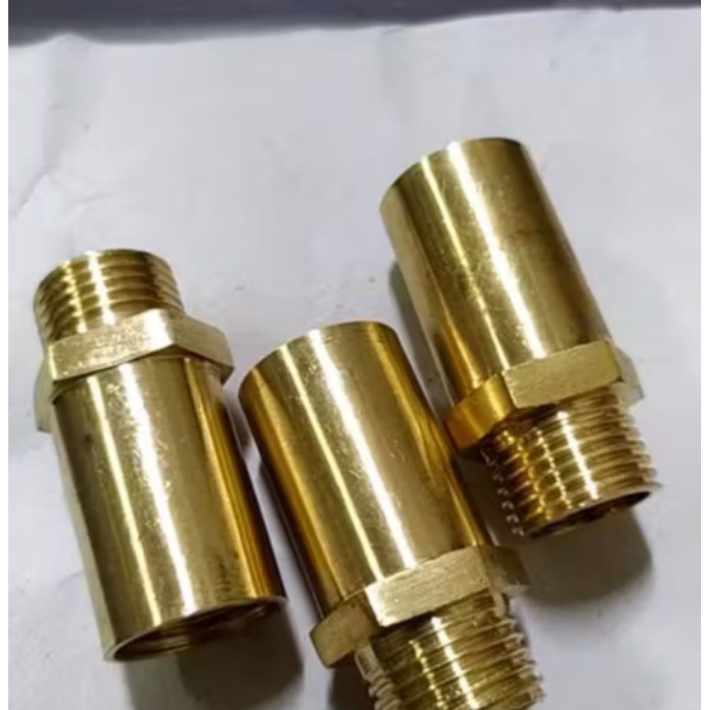 sok kran panjang drat luar dalam 1/2 x 1/2 sok kran Kuningan