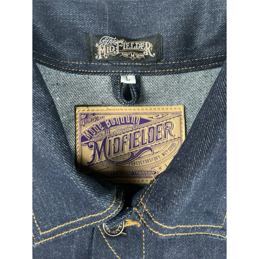 HOT PRODUCT midfielderdenim - jacket denim 14oz