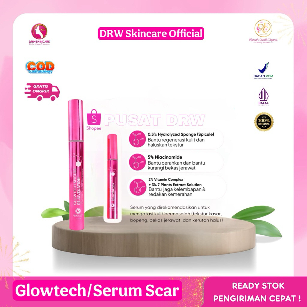 Drw Skincare Glowtech Spicule Rejuvenation/Serum Scar Bopeng