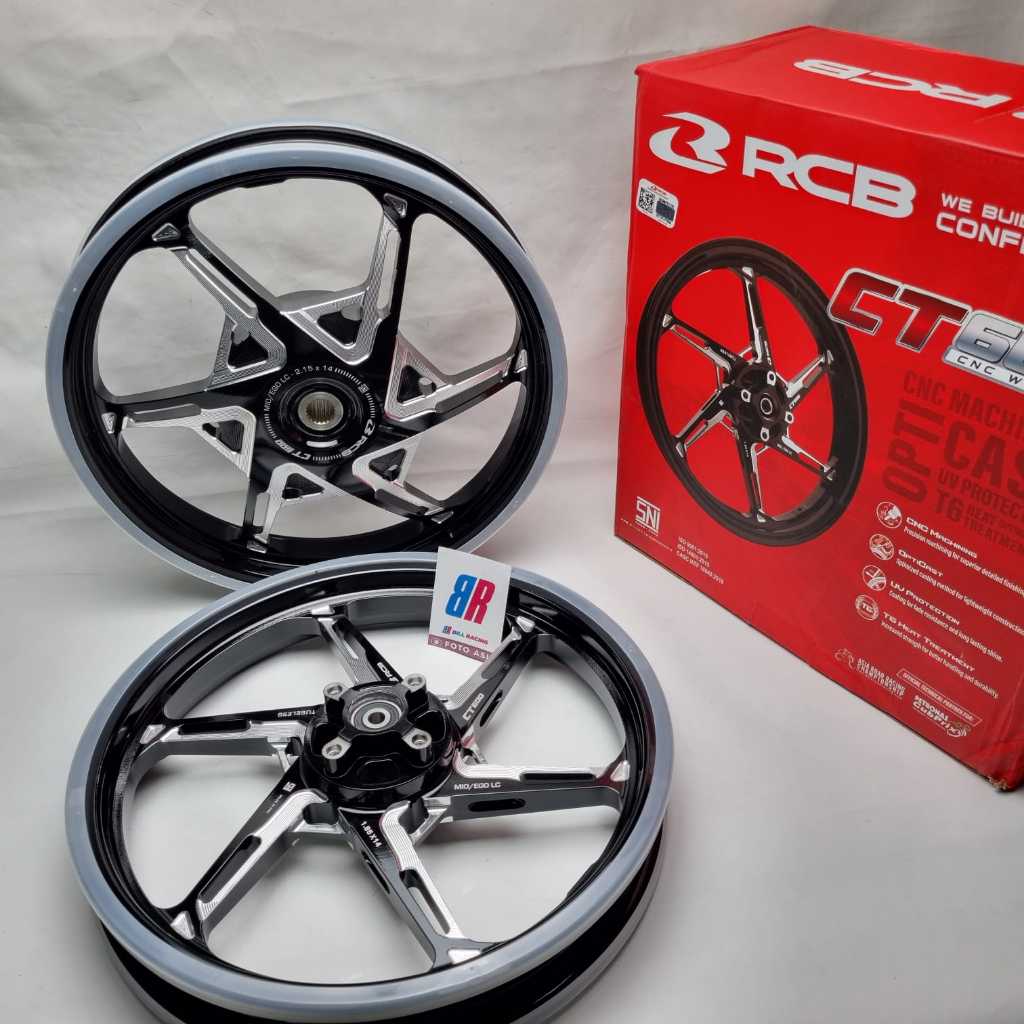 VELG CASTING CNC RCB SPORT RIM RCB CT600 CT 600 MIO M3 14-185/215