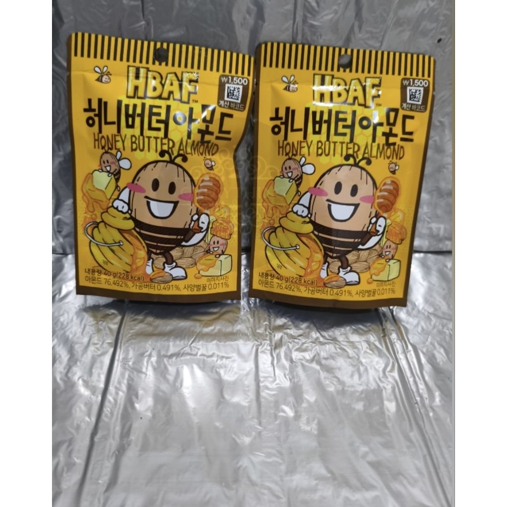 Hbaf Honey Butter Almond - 40Gram (Ready stock)