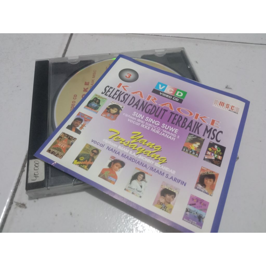 VCD Karaoke Seleksi Dangdut Terbaik MSC Vol.3