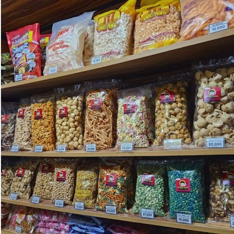 JAJAN KILOAN - REPACK ( Ajisan Sakura / kacang polong / sus kering / koro )