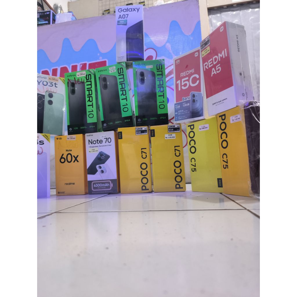 POCO C71 RAM 4/128GB || New HP Baru