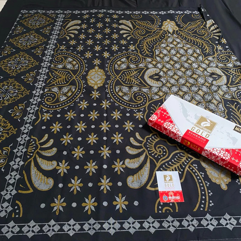 Sarung Mangga Gold Kembang Nusantara Motif Batik/Mangga/Batik