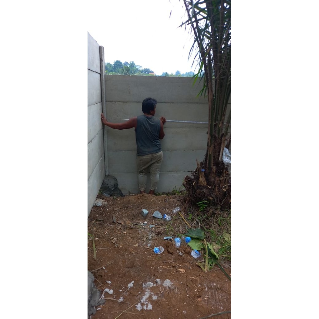 Pagar Panel Beton / Pagar Beton Susun