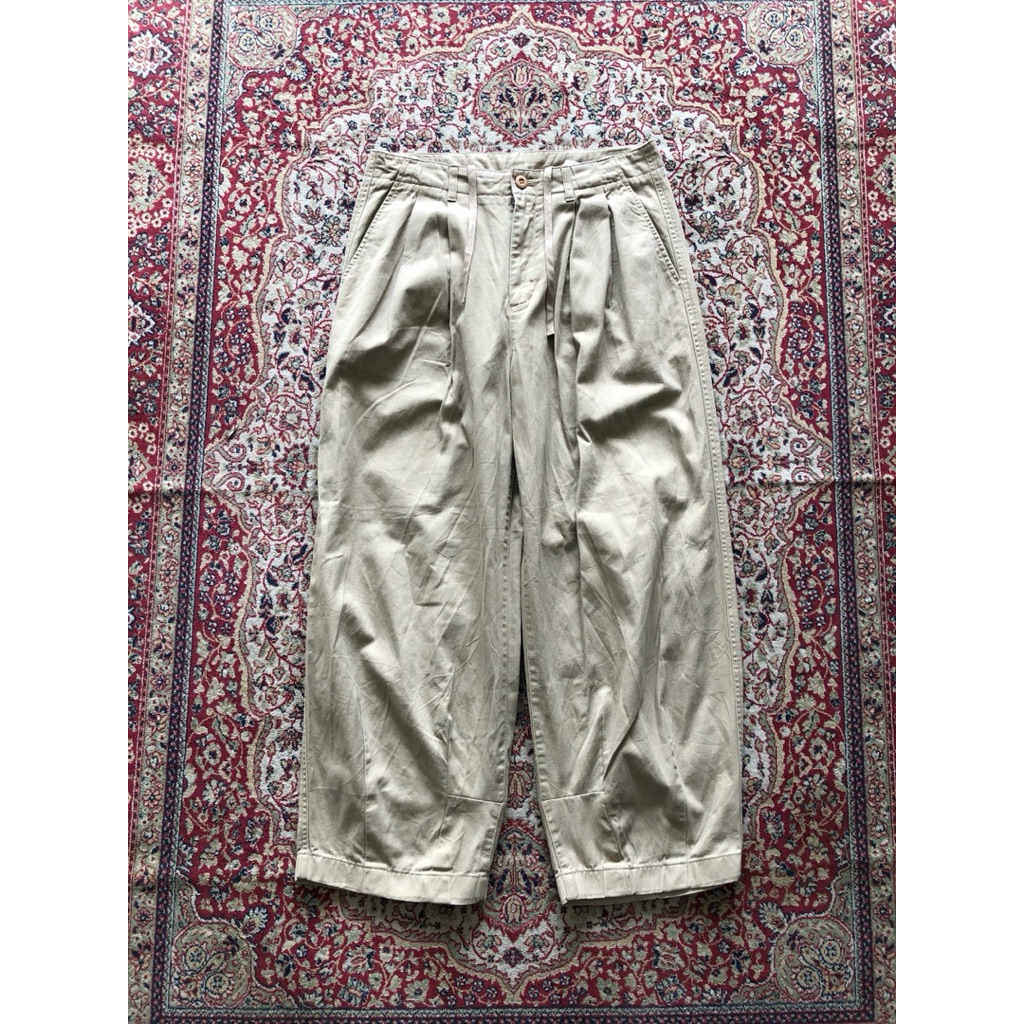 Celana Musinsa standard tapered wide pants HH374