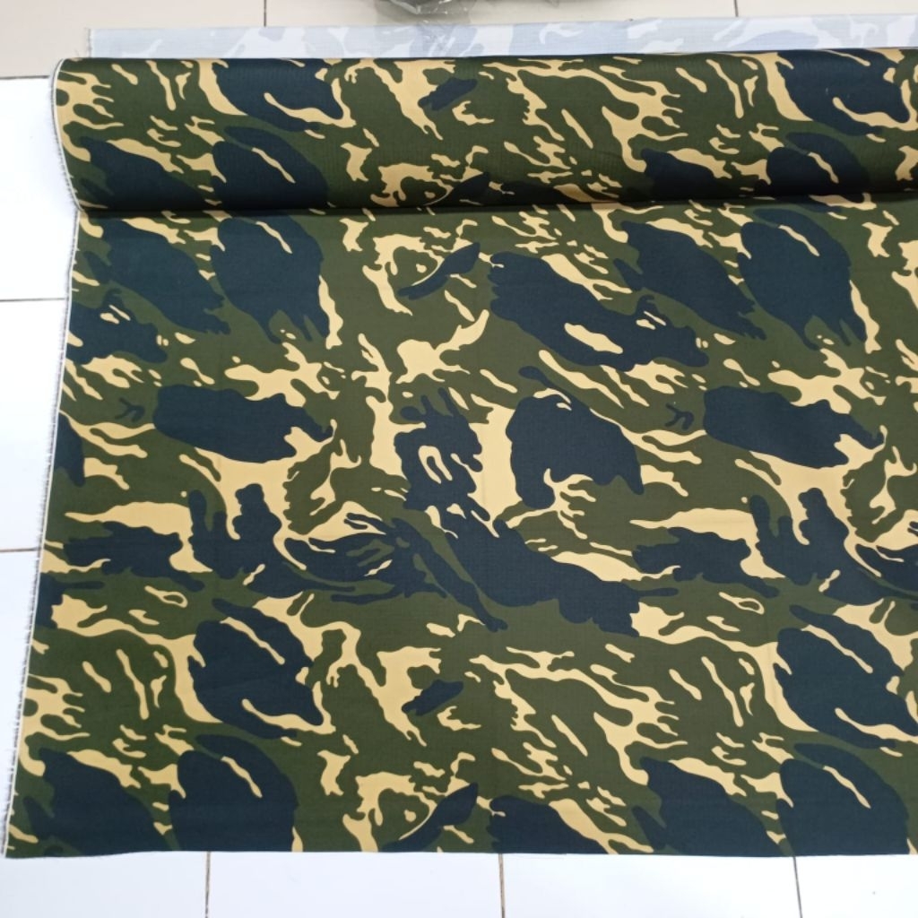 bahan loreng ppm lahat tebal / kain loreng pemuda panca marga bahan sritex premium