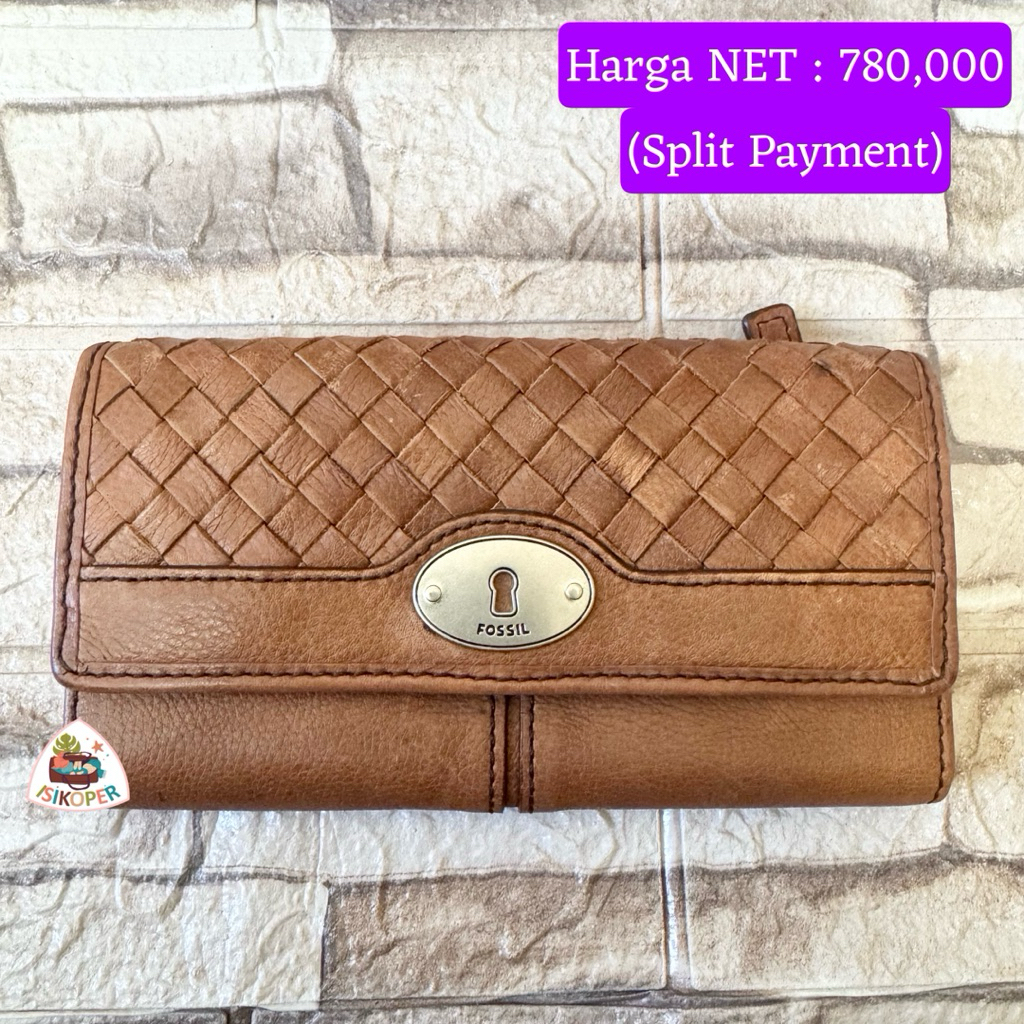 #526 NET-Preloved Fossil Maddox Long Waller Anyam