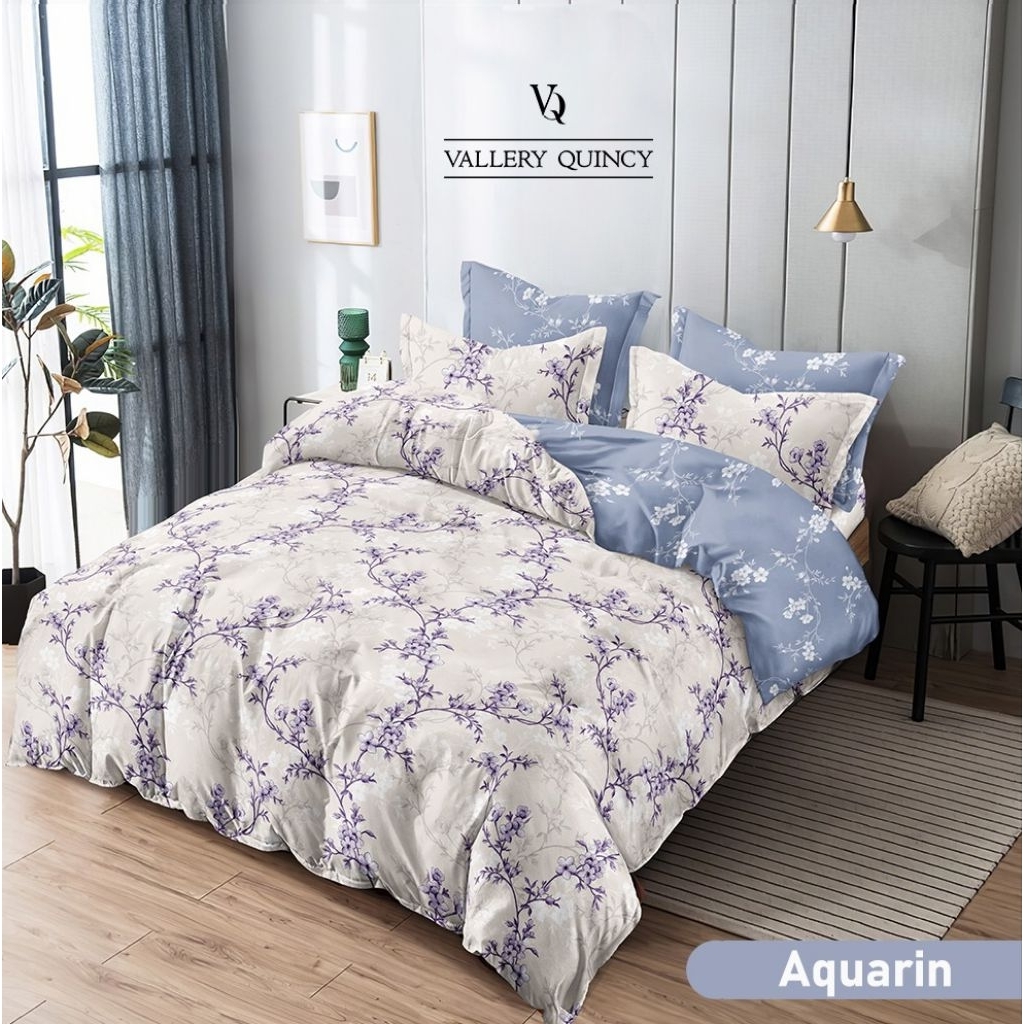 VALLERY QUINCY BEDCOVER SET 180X200 TINGGI 30 / BEDCOVER VALLERY QUINCY 180