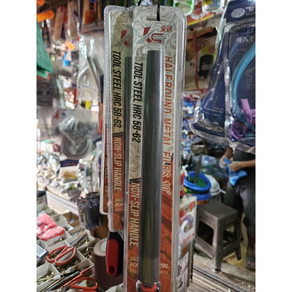 kikir setengah lingkaran 10"