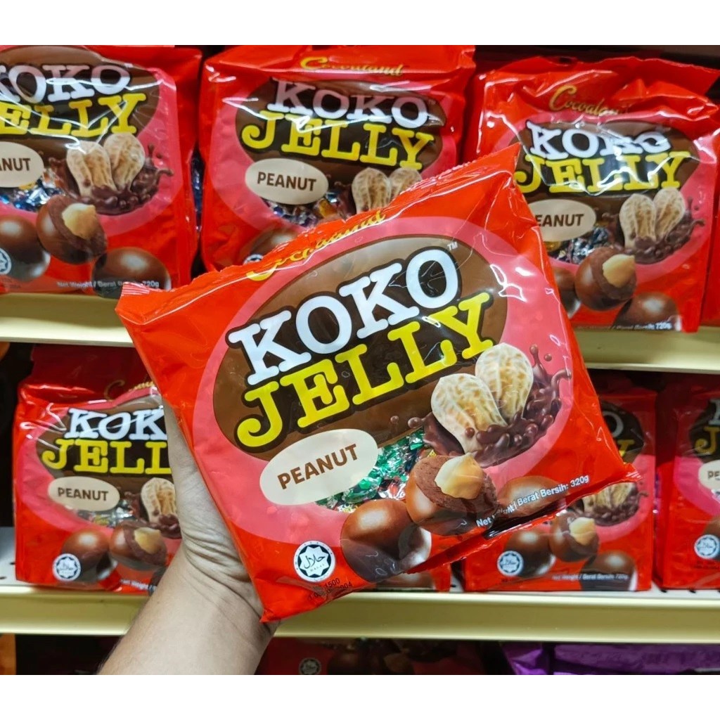 Koko Jelly Malaysia Original 320gr Coklat Kismis
