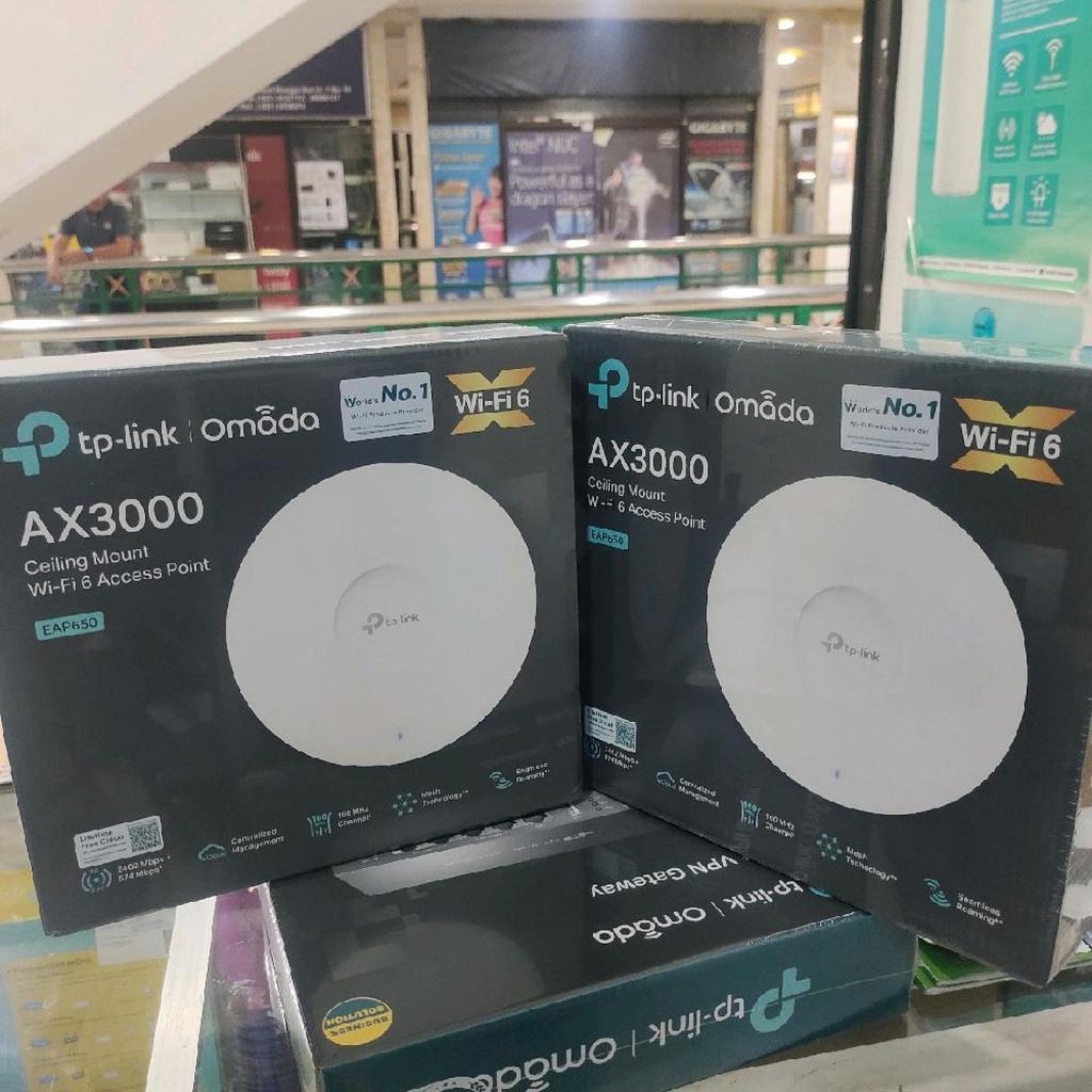 Tp-Link EAP650 AX3000 Ceiling Mount WiFi 6 Access Point EAP 650 Resmi ori