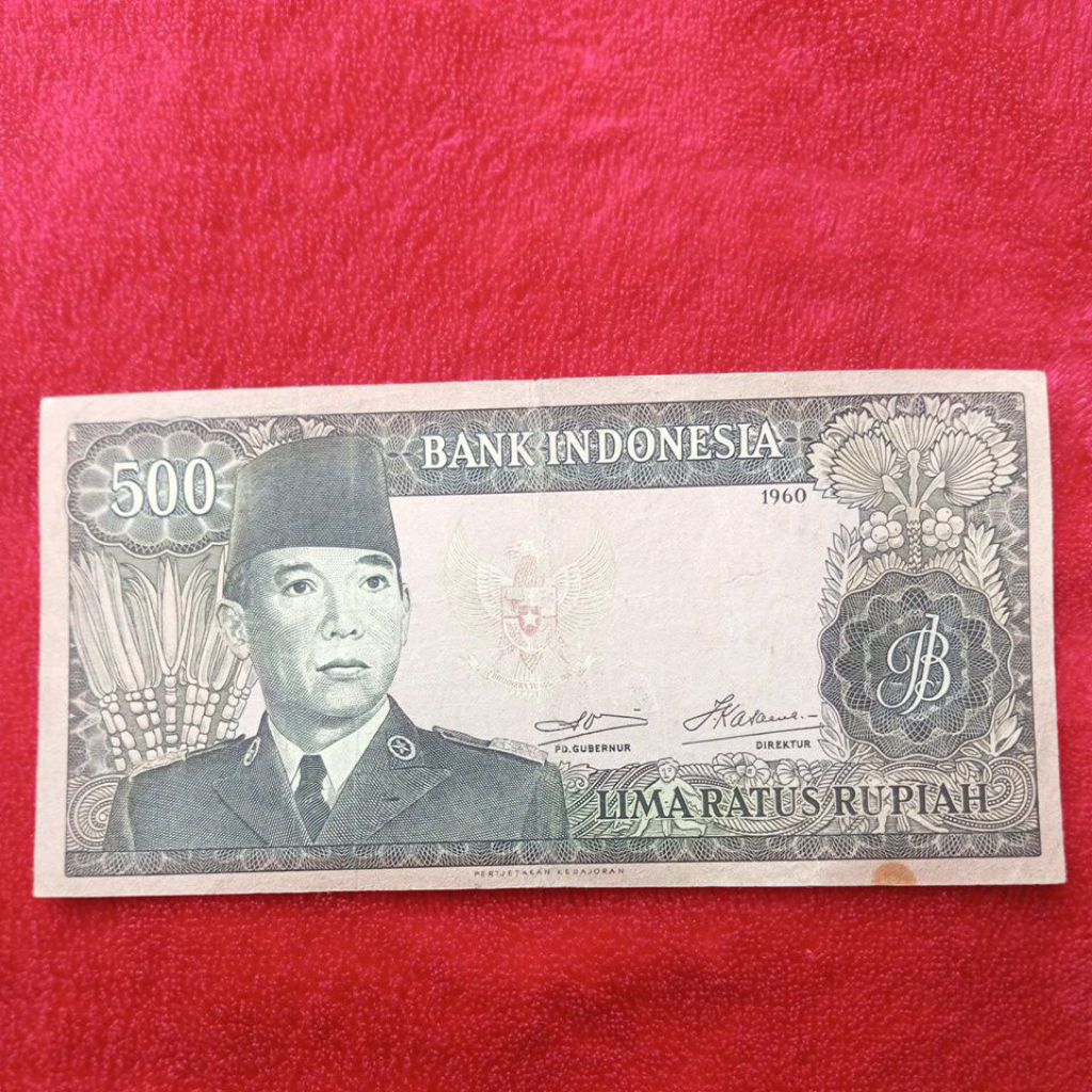 Barang Koleksi Duit Kuno 500 Sukarno
