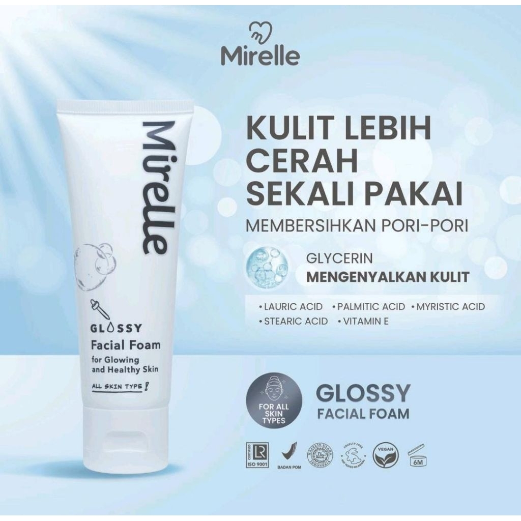 MIRELLE GLOSSY FACIAL FOAM