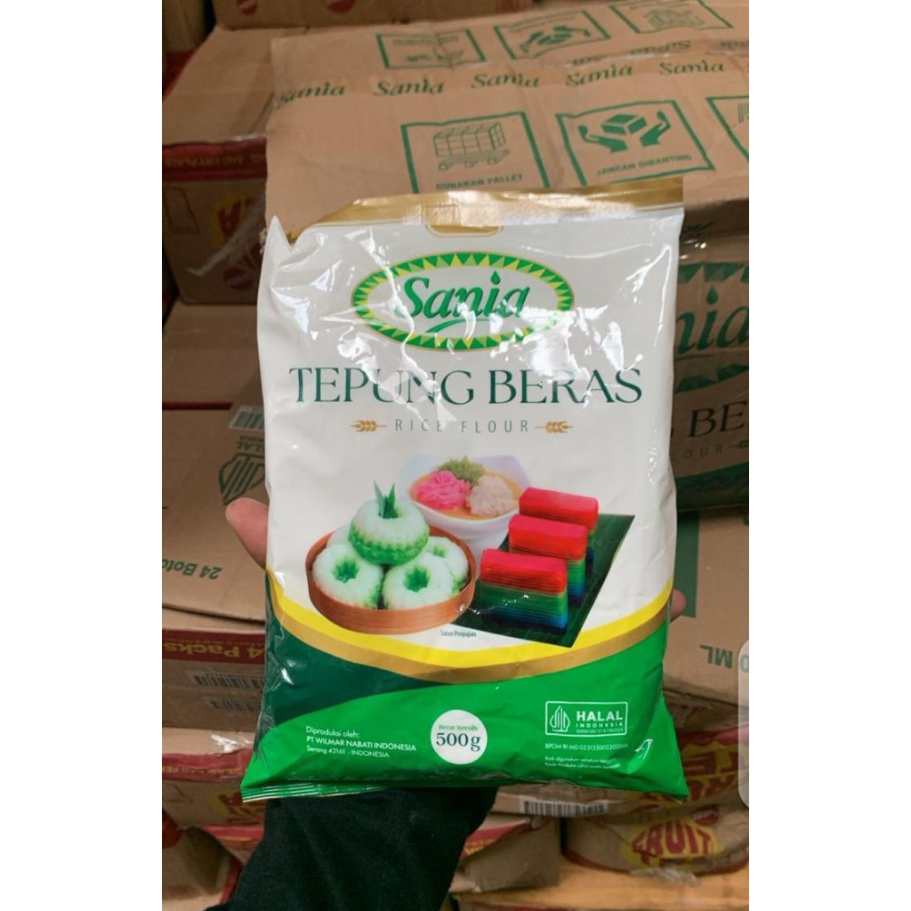 paket hemat 5 bungkus tepung beras Sania 500 gr harga murah grosir sembako bandung bisa kirim instsn