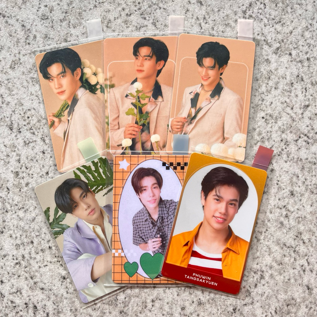[Get All] Official Photocard Fourth Nattawat Phuwin Tangsakyuen Blooming Mesmerizing Super Color GMM