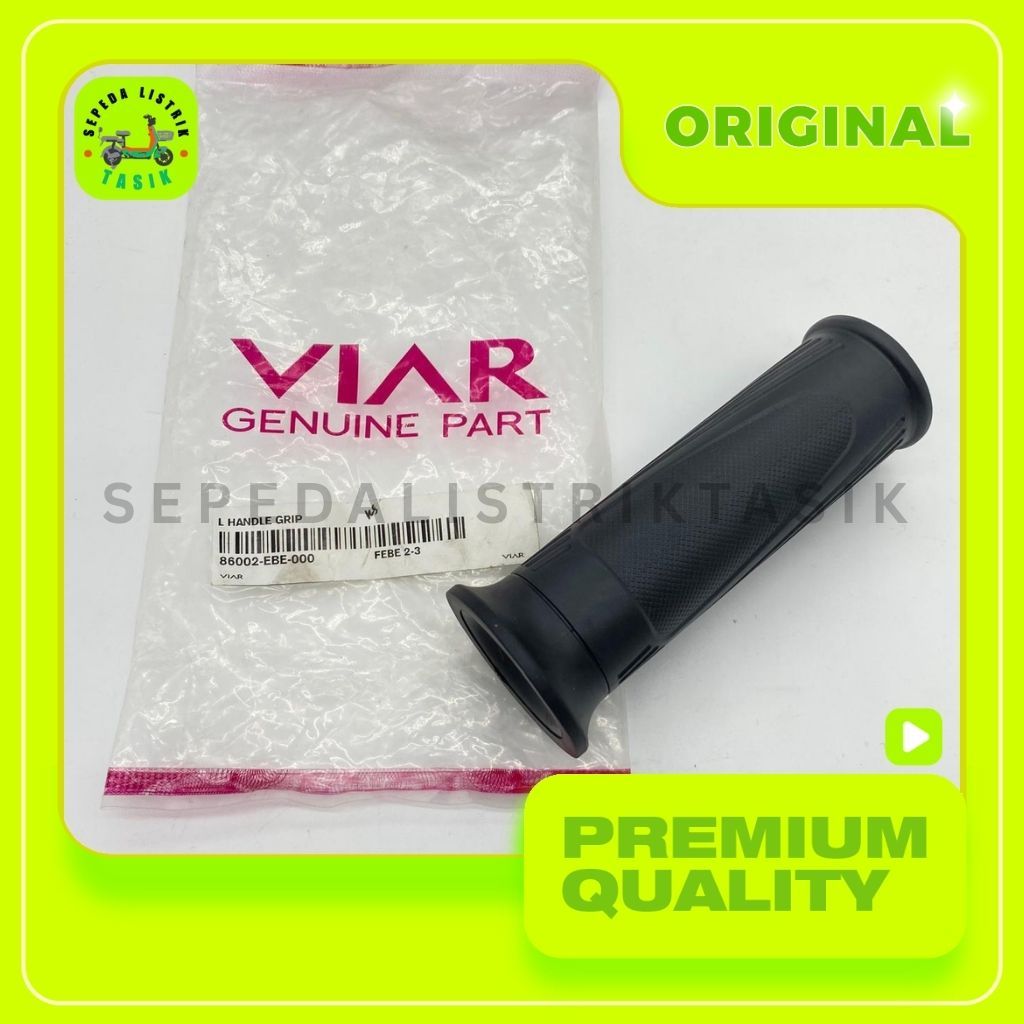Hand Grip Kiri Viar CARAKA / Grip Kiri Sepeda Listrik Viar CARAKA / Sparepart E-bike Sepeda Listrik 