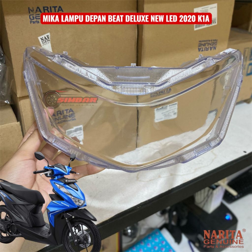 mika lampu depan reflektor beat new led 2020-2023 K1A mika depan beat deluxe old