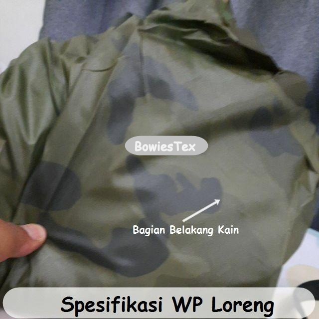 Kain WP Loreng Parasit Malvinas Parasut Loreng Waterproof