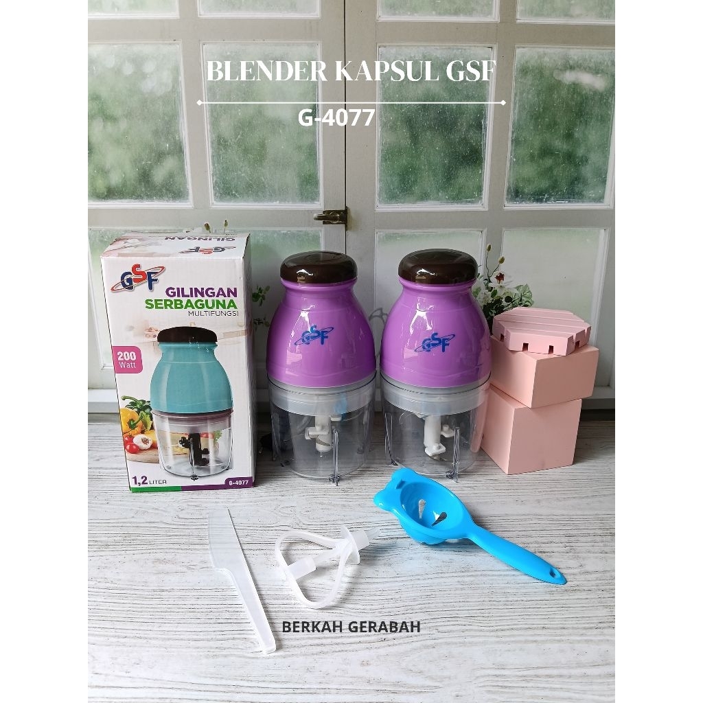 Blender Kapsul GSF 4077 desain unik,mudah digunakan,pisau tajam