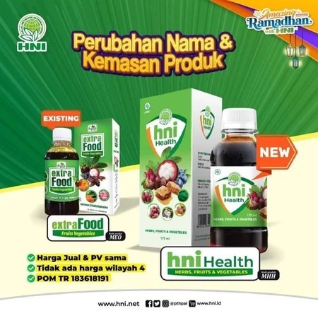 HNI Madu Health Extra Food Fruits