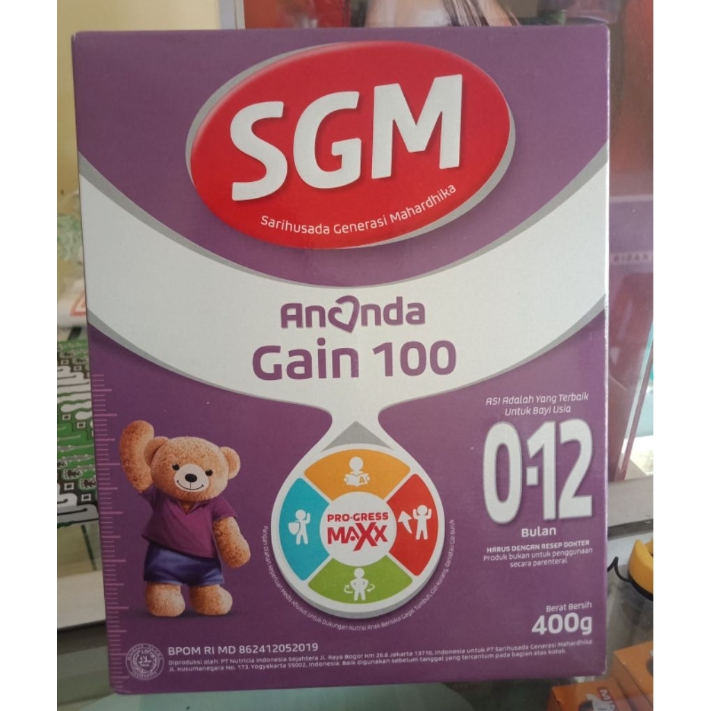 susu SGM ungu ananda gain100