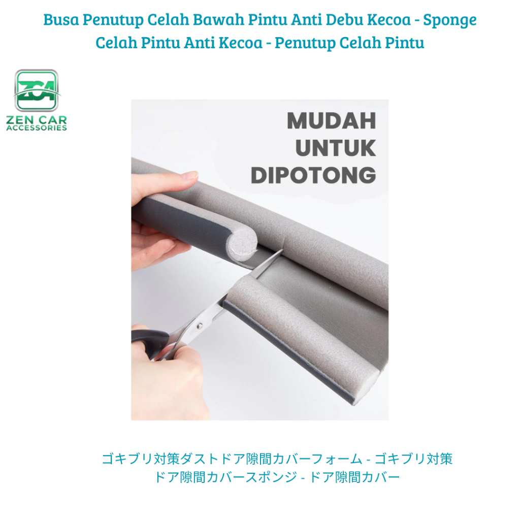 Busa Penutup Celah Bawah Pintu Anti Debu Kecoa - Sponge Celah Pintu Anti Kecoa - Penutup Celah Pintu