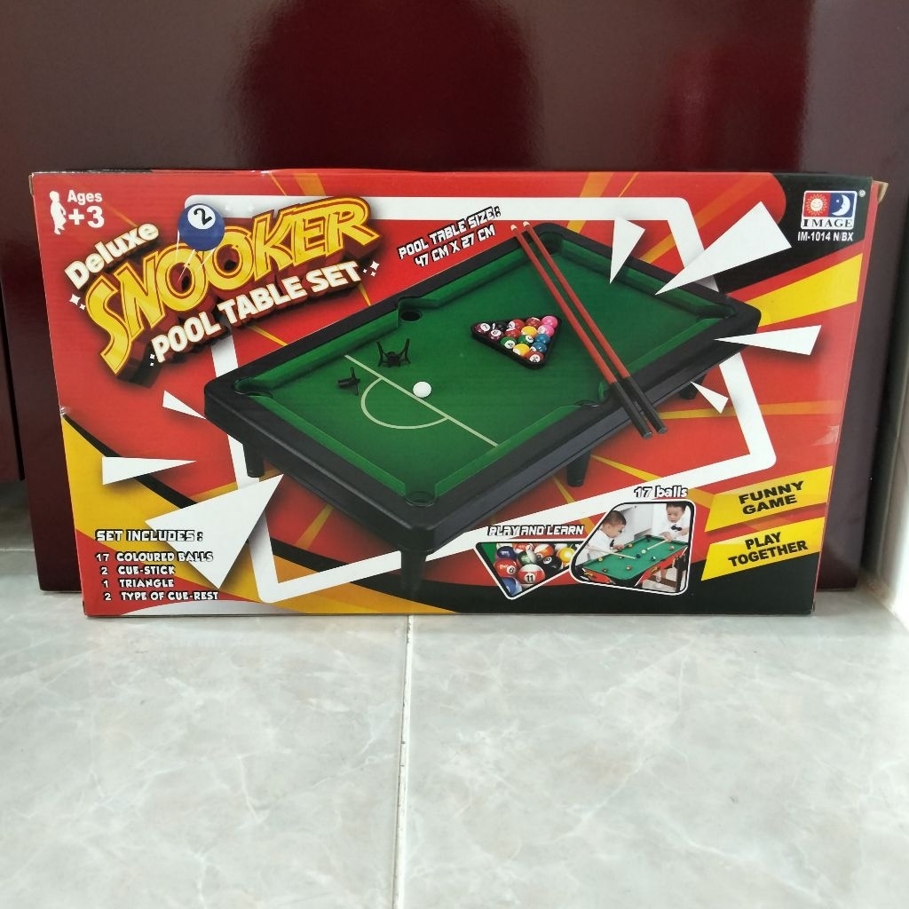 Mainan meja Billiard besar angka