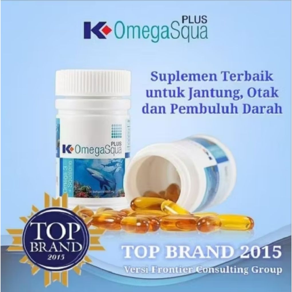 K Link Omega Squa Plus - K Omegasqua Plus - K Omega Squa Minyak Ikan Omega 3 Fish Oil