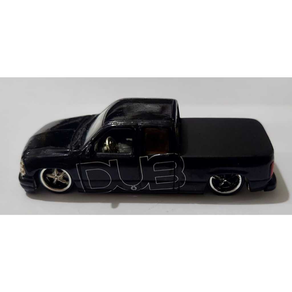 JADA TOYS CHEVY SILVERADO BLACK DUB CITY 1:64