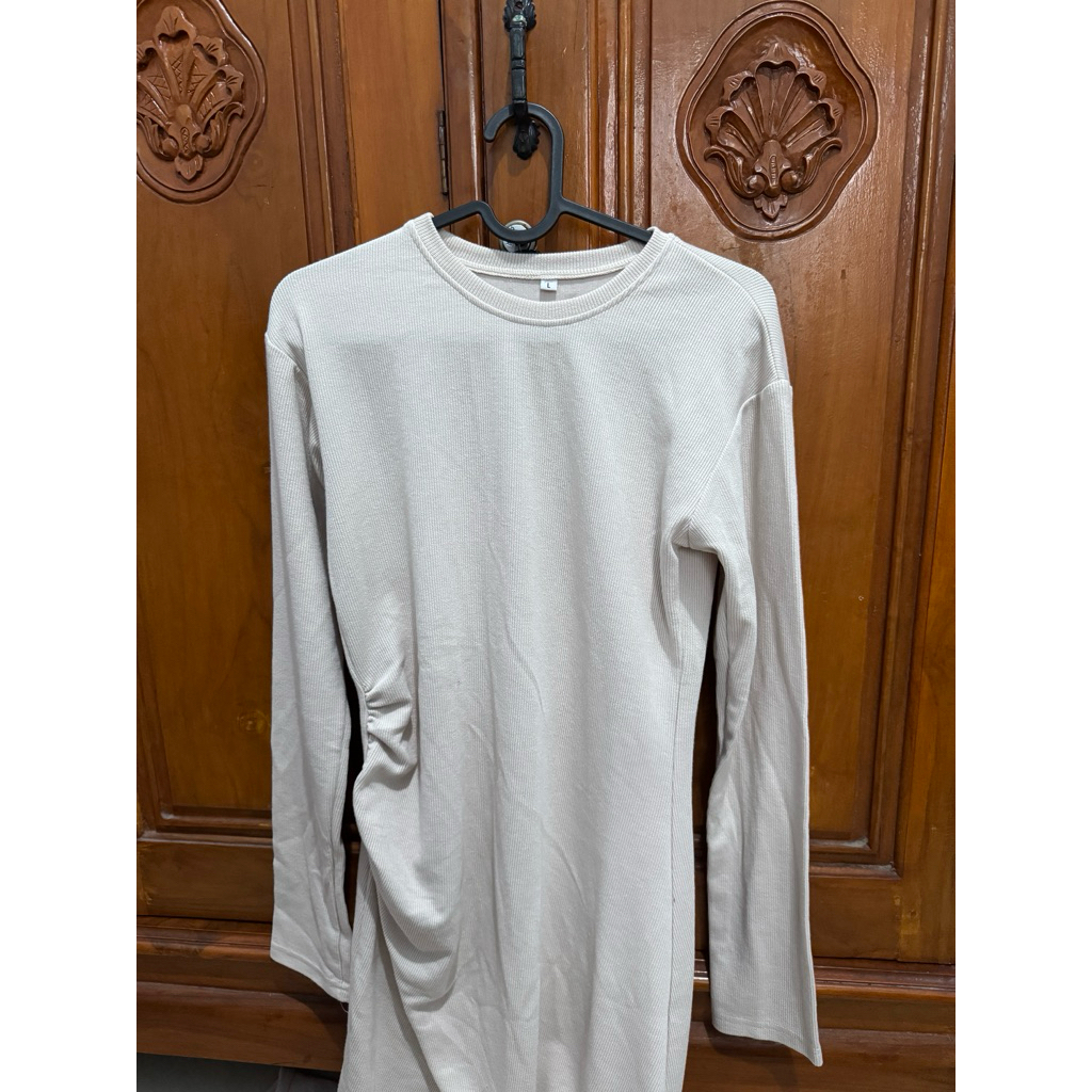 preloved puff it up knit dress