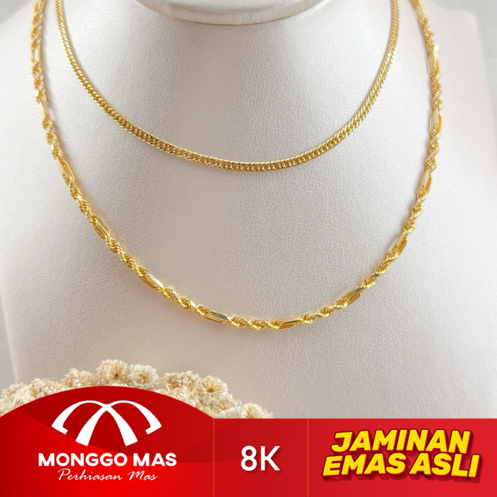 Kalung Anak Mas STW Kadar 375 (8k) & 420 (9k)