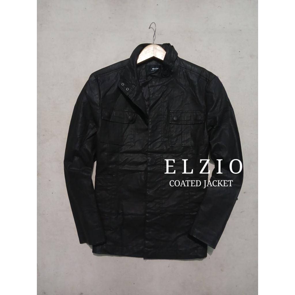 Jaket keren ELZIO bahan coated recomend bekas pakai