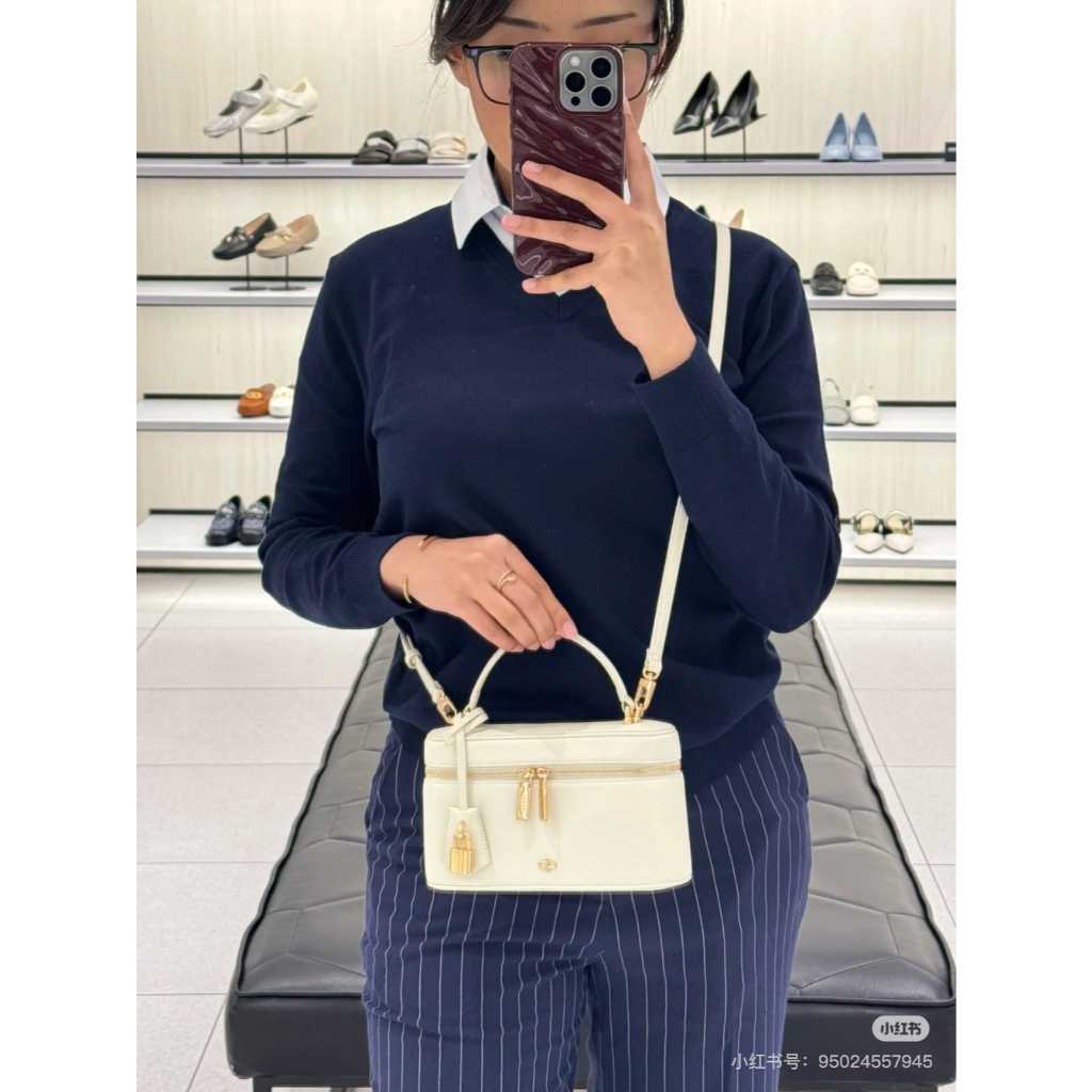 Tas Bahu Kulit Ari - Slingbag Mini Double Zipper Padlock