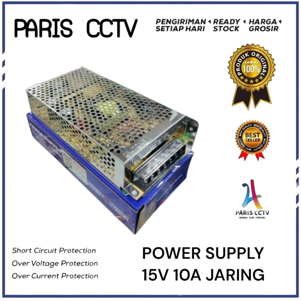 AC to DC 15V 10A 150W Switching Adaptor 15 V 10 A Power Supply Jaring 150 Watt 10 Amper 15