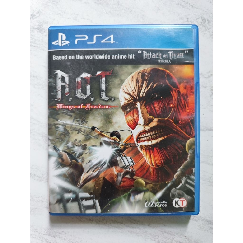 KASET PS4 AOT - BD Attack on Titan wings of freedom