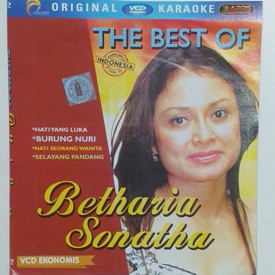Kaset VCD Karaoke Original Betharia Sonata Best of The Best Collection Hits
